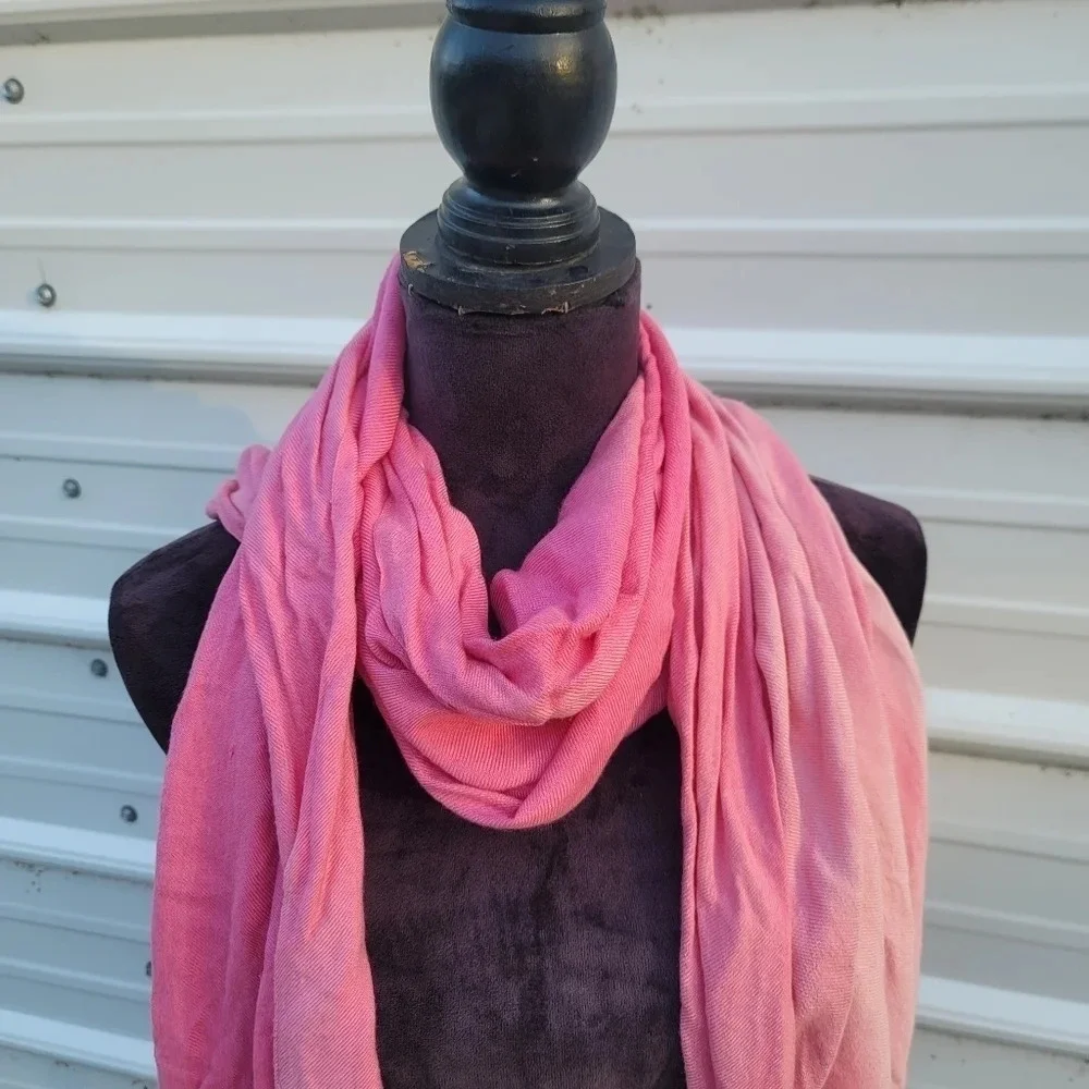 J. Raani Soft Design India Shawl Capelet Cape Scarf Fringe Ombré Fringe 80
